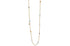 Rabinovich - Minetta Collier forgyldt  Calcedon, Rosenkvarts, Karneol, Granat, Zirkonia