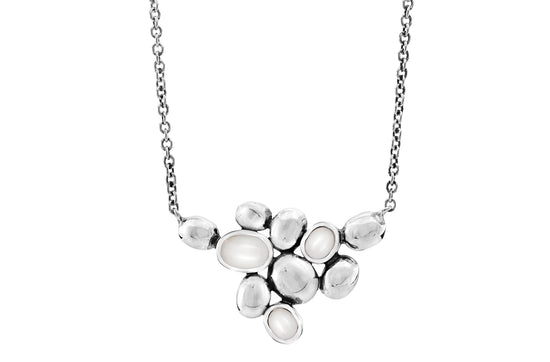 Rabinovich - Collier Sølv antik Ox.Perle