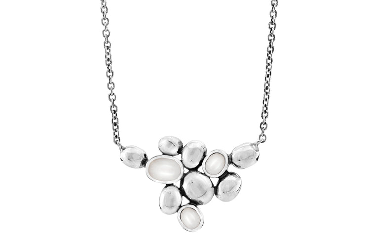 Rabinovich - Collier Sølv antik Ox.Perle