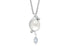 Rabinovich - Optimism Collier sølv hvid perle, sky blue, hv. topas