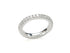 Silhouette - 18 K Tennis Flex Ring Hvidguld