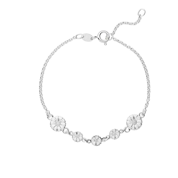 Marguerit Armbånd 2x7,5 + 3x5mm.