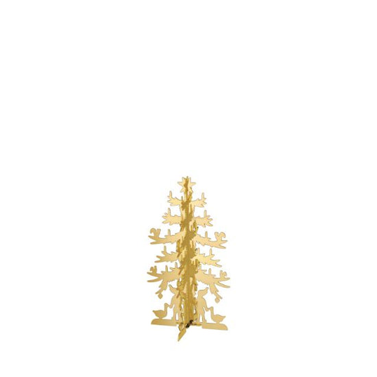 Grantræet - miniature - forgyldt 6cm