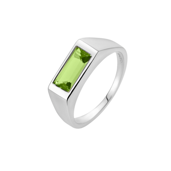 Harald Ring Sølv rho. Green - Spar 70 %