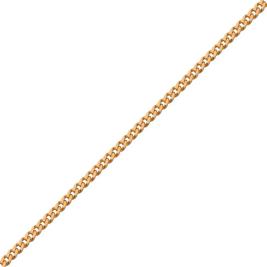 8K Panser facet 0,65mm guld kæde