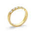 Nuran - 8Kt. Alliance Ring Rødguld 5x0,07ct. W-SI Kantet str. 55