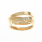 14Kt. Guld ring m.3x0,02ct. - Devine by norup