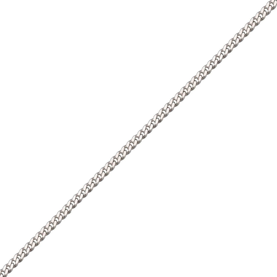 Panser Facet 42cm 1,05mm Sølv Halskæde - BNH