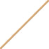Panser Facet 36cm 0,45mm Forgyldt Sølv Halskæde - BNH