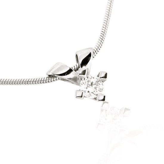 14k Jewelz vedhæng 0,25ct W-Tca/SI HVG