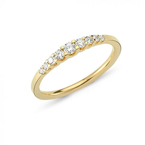14K Empire ring 0,24ct W-SI rødguld Nuran