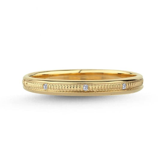14kt. Noelle ring 0,045ct W-si rødguld Nuran